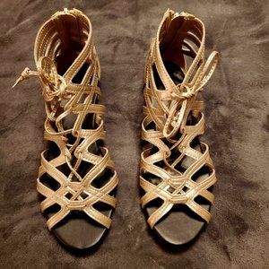 GOLD SANDALS - BRAND NEW WITH TAG